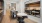 a kitchen with a dining table