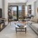 a living room with a tv and couche