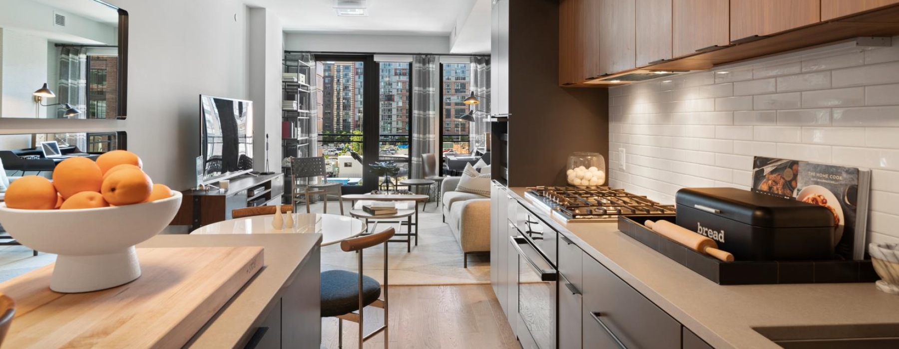 kitchen with island