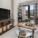 living room with access to private balcony